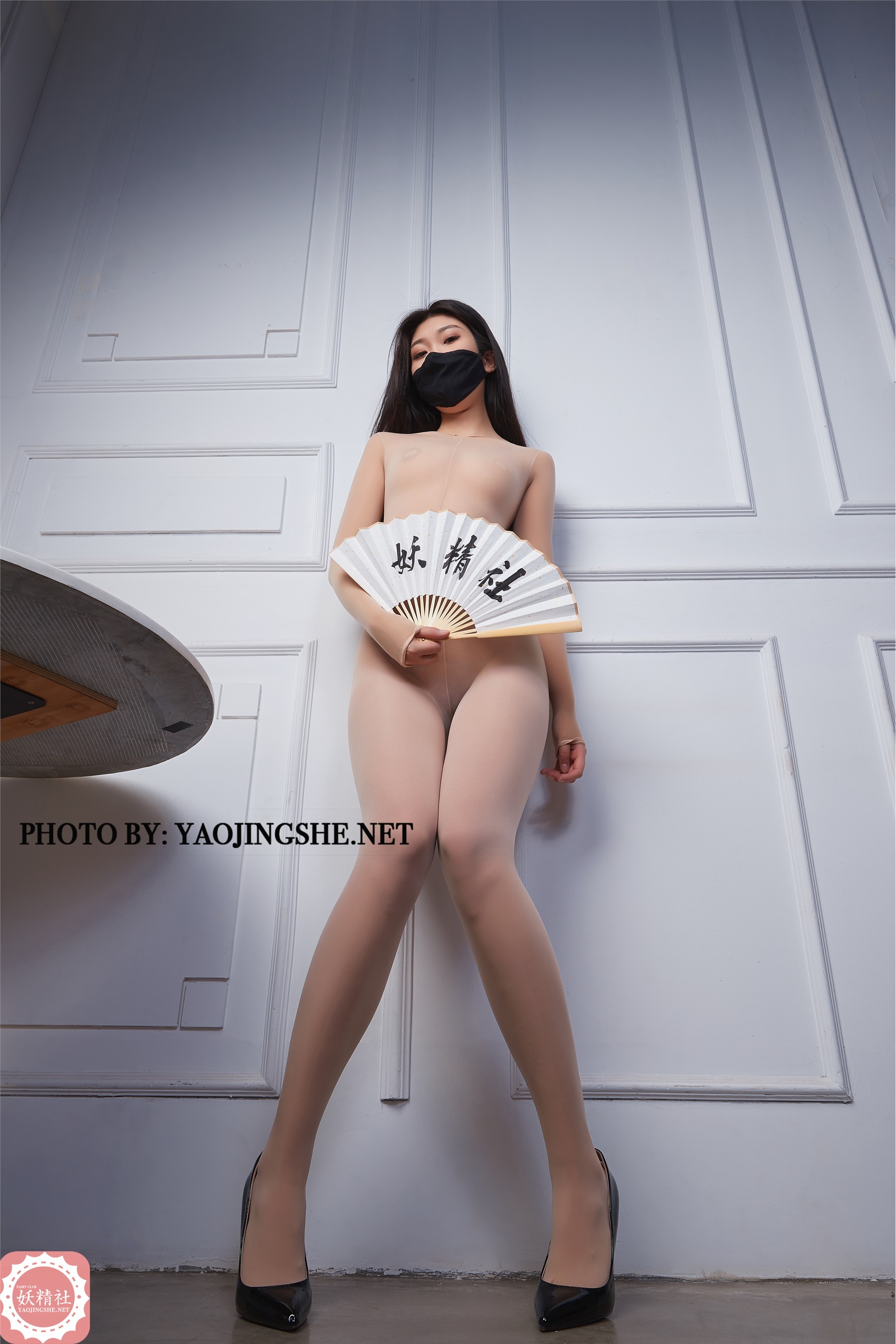 YAOJINGSHE 妖精社 T2027《黑旗袍连身袜》苏伟